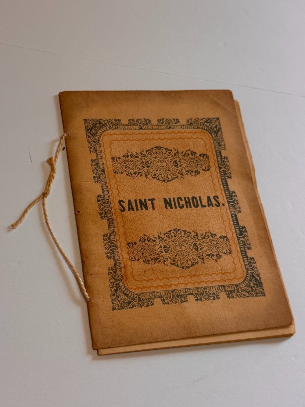 Clement C Moore A Visit From St Nicholas 1849 Facsimile Christmas Booklet